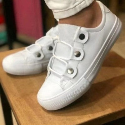 Trendy Leren Sneakers