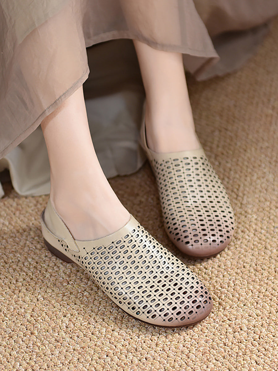 Boho Chic Uitgeholde Comfy Flats