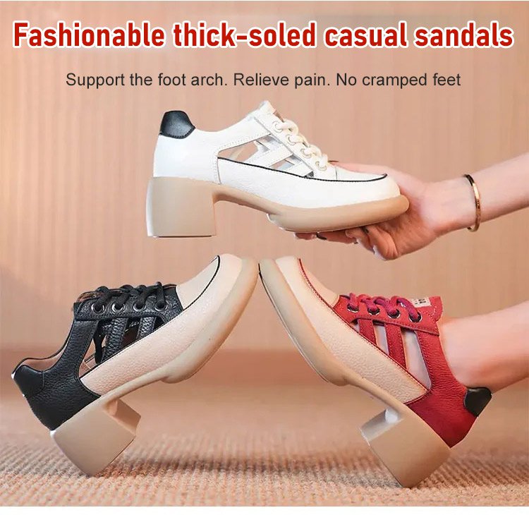 Dikke Zool Casual Hak Sandalen