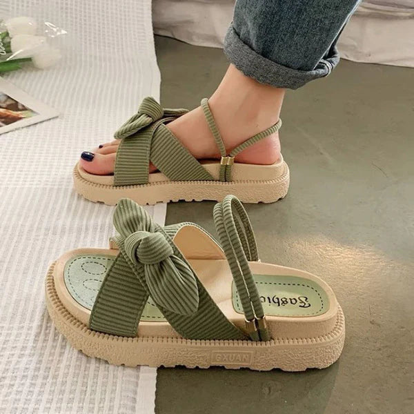 Vlinder-knoop zomer teenslippers sandalen