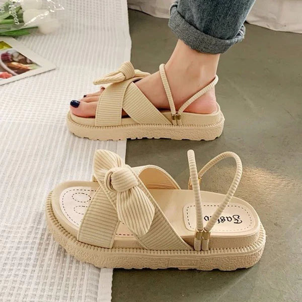 Vlinder-knoop zomer teenslippers sandalen