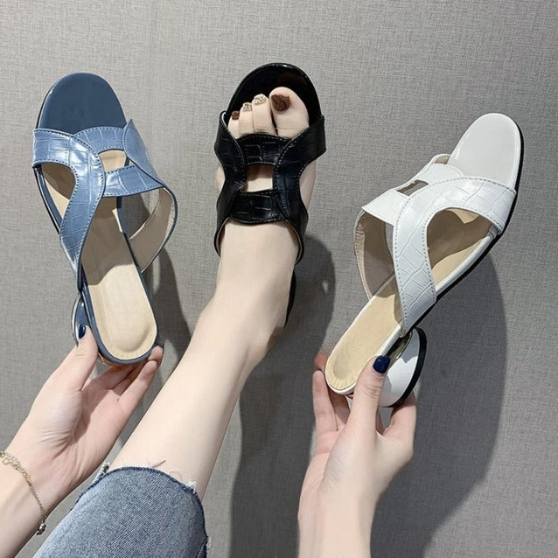 Toe Flats Summer Flat Heels