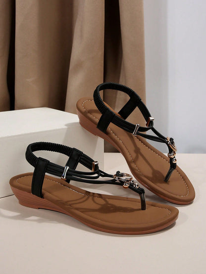 Platte Sandalen met Ronde Teen voor Vrouwen