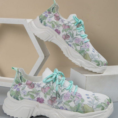 Orthopedische sneakers met bloemen