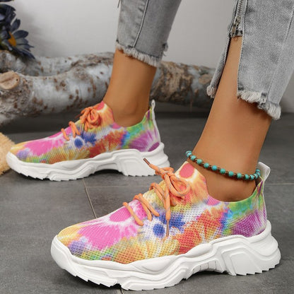 Orthopedische sneakers met bloemen