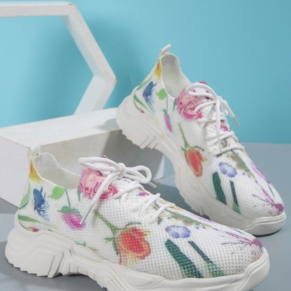 Orthopedische sneakers met bloemen