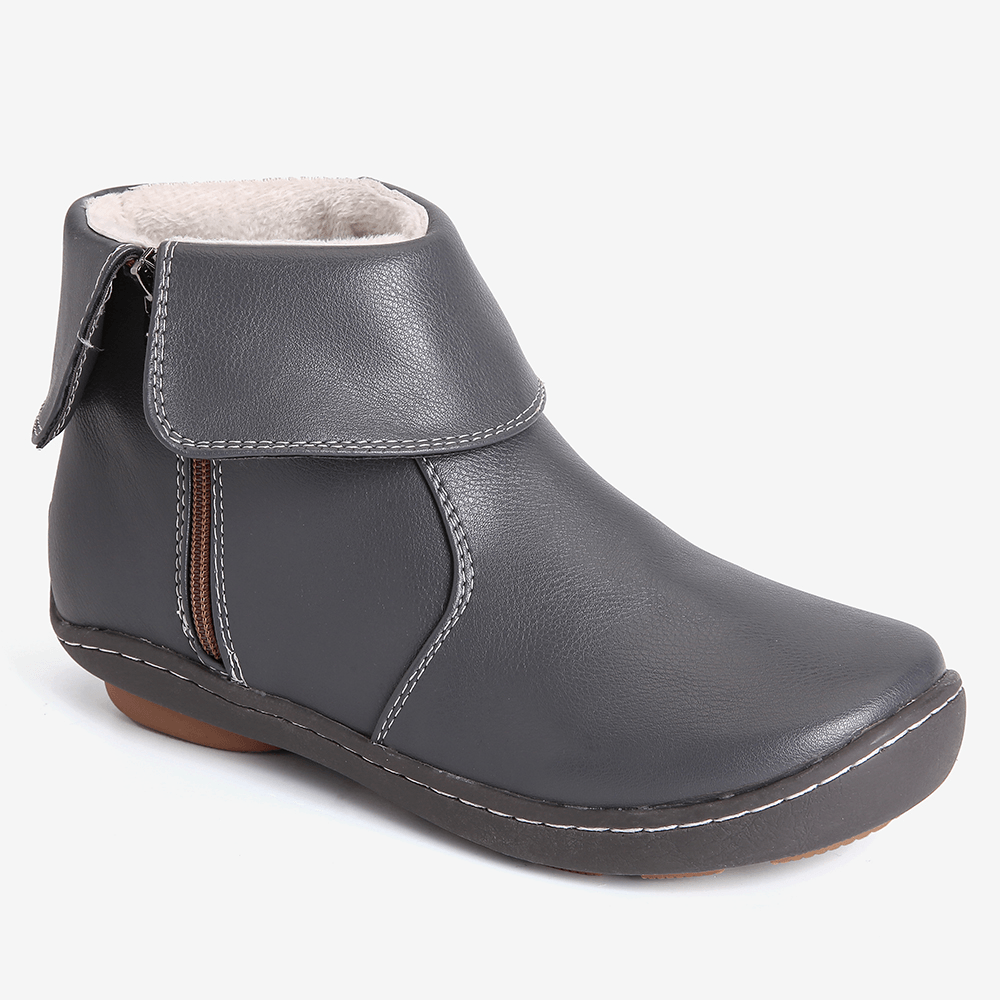 Women Slip Resistant Comfy Casual Ankle Short Boots - MRSLM