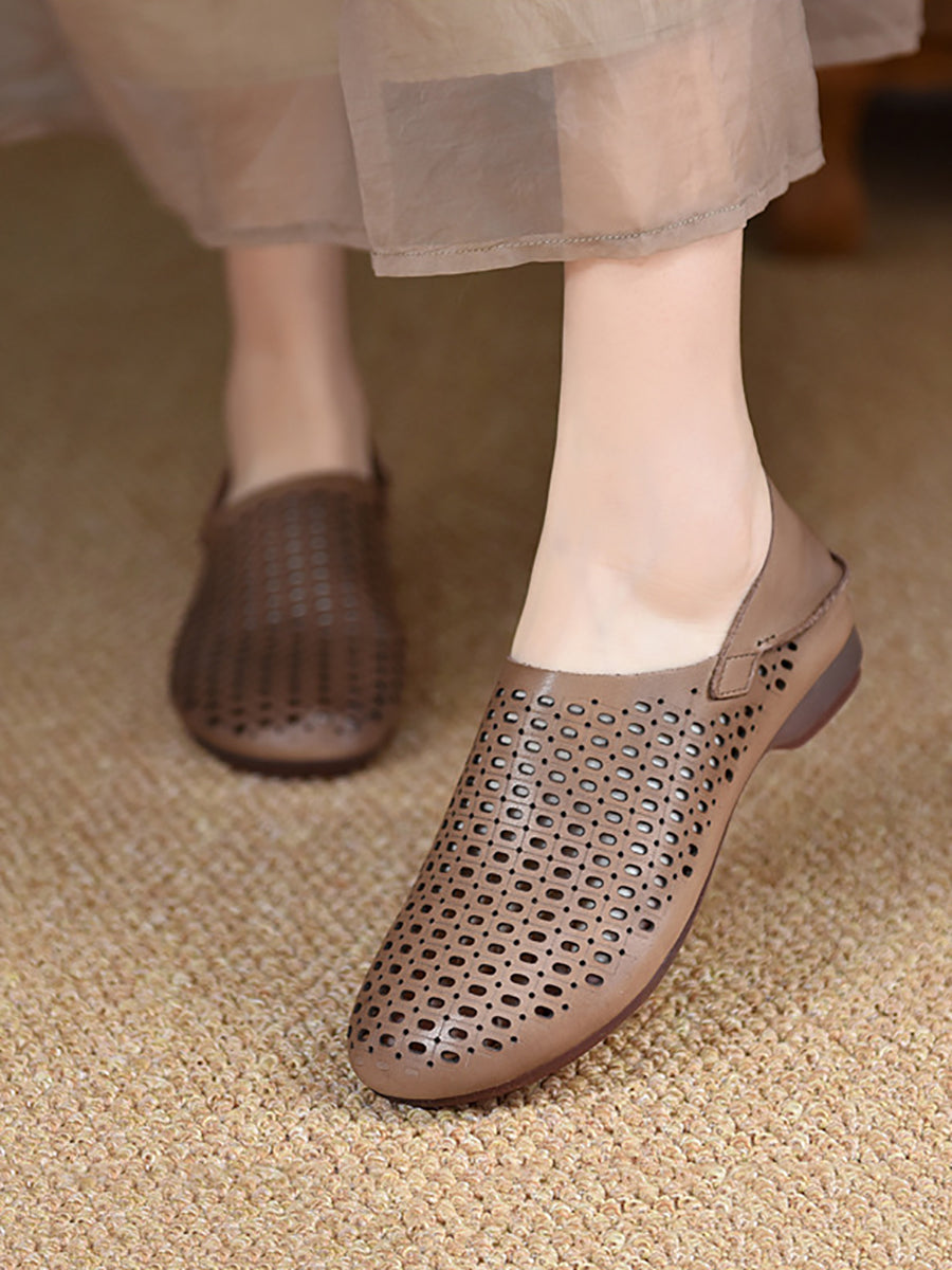 Boho Chic Uitgeholde Comfy Flats