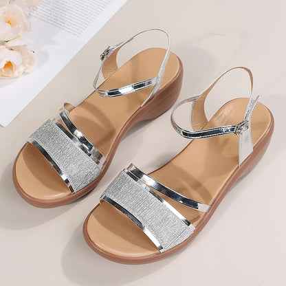 Vrouwen Zomer Enkelband Platform Sandalen