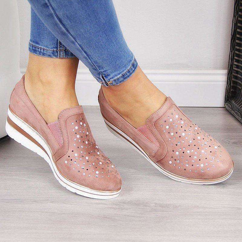 Slip On Sparkly Gevulkaniseerde Schoenen