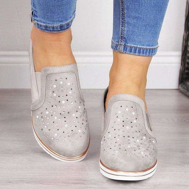 Slip On Sparkly Gevulkaniseerde Schoenen