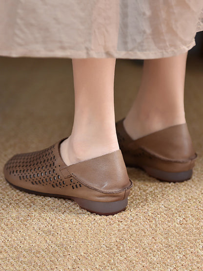 Boho Chic Uitgeholde Comfy Flats