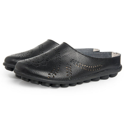 Echt Leer Vrouwen Flats Loafers