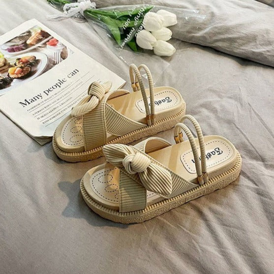 Vlinder-knoop zomer teenslippers sandalen