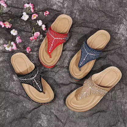 Vrouwen Flip Flops Dikke Bodem Sandalen Schoenen Voor Vrouwen Wig Slippers