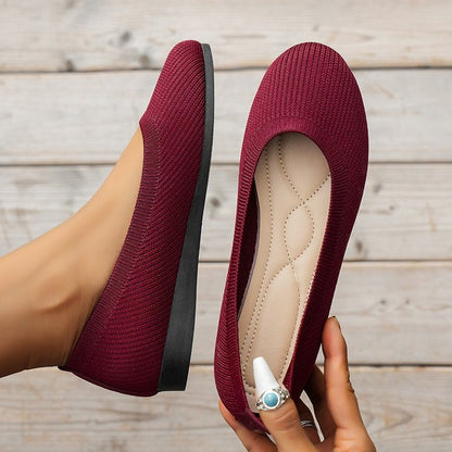 Hoge kwaliteit schoenen vrouwelijke ronde hoofd vrouwen Flats