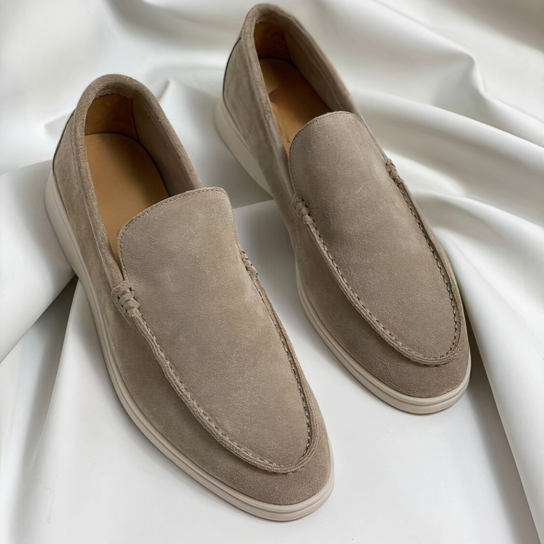 Heren Casual Schoenen Suede Leren Loafer Slip On