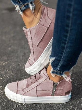 Vrouwen Canvas Lage Hak All Season Sneakers