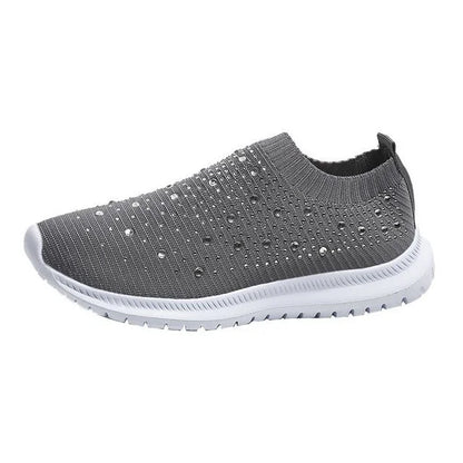 Gevulkaniseerde schoenen Sneakers Vrouwen Trainers Gebreide Sneakers Vrouwen Slip-on