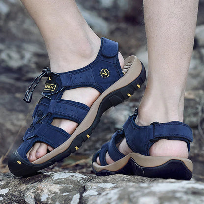 Echt Leer Heren Casual Sandalen Wandelen