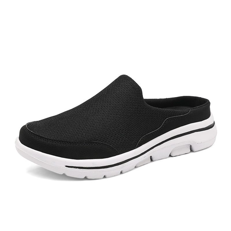 Slip-on Mesh Half Schoenen Straat Heren Slippers Lichtgewicht Comfortabele Sandalen