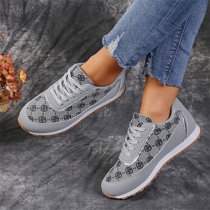 Canvas Sneakers met Bloemenpatroon voor Vrouwen