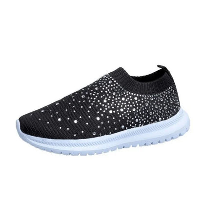 Gevulkaniseerde schoenen Sneakers Vrouwen Trainers Gebreide Sneakers Vrouwen Slip-on