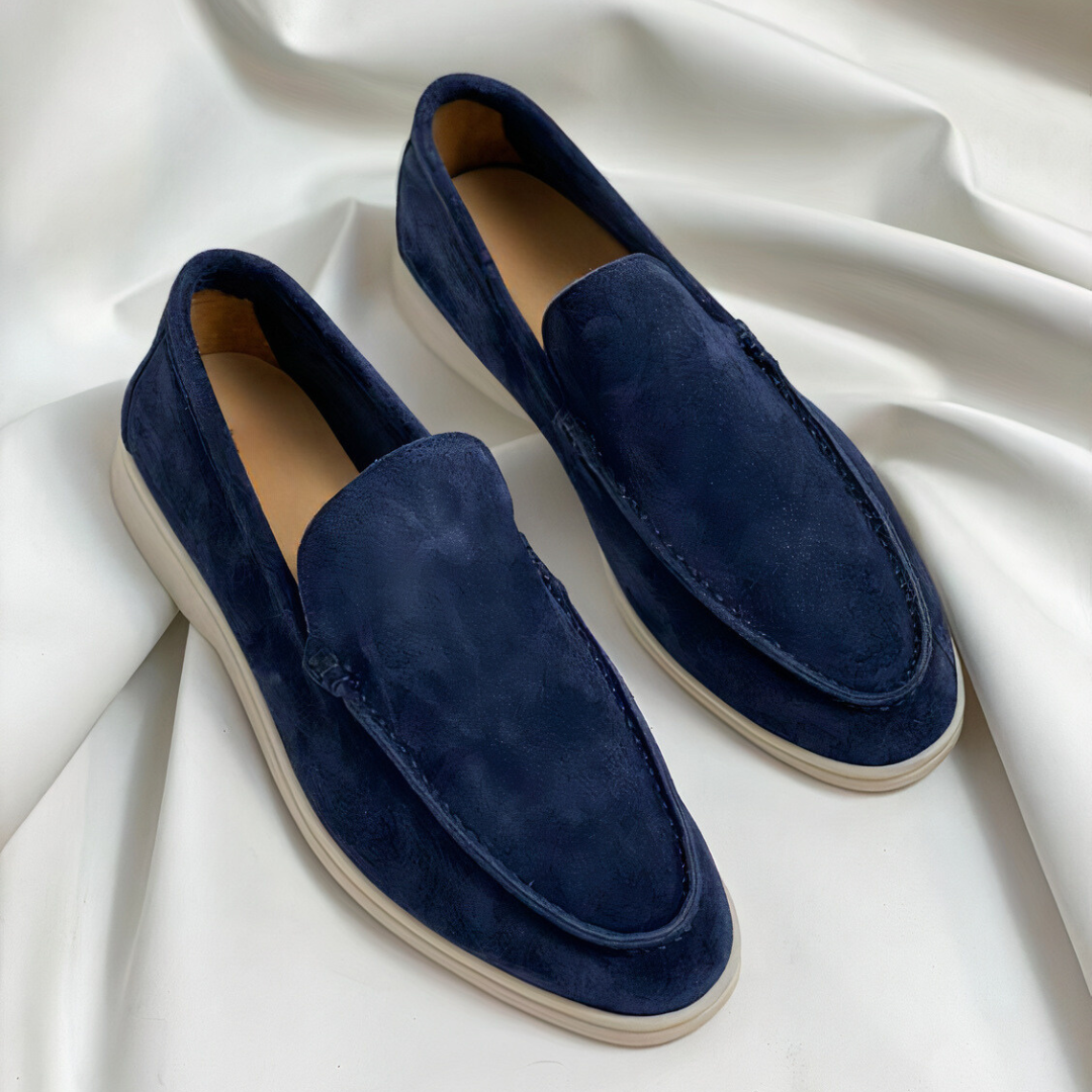 Heren Casual Schoenen Suede Leren Loafer Slip On