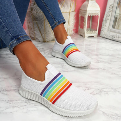 Flying netted rainbow sneakers - MRSLM