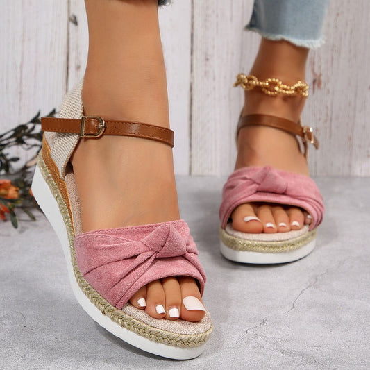 Knoop Decor Espadrille Sandalen