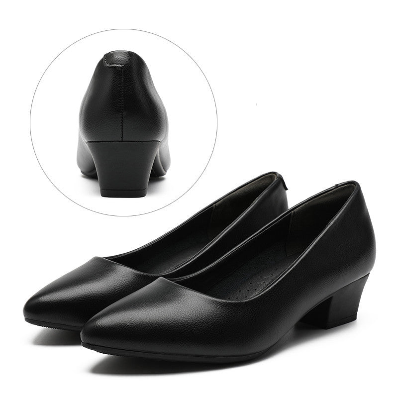 Dames Dikke Hak Dress Pump