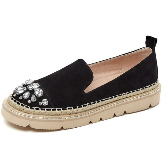 Vrouwen Flats Gotische schoenen Slip-On Platform Loafers