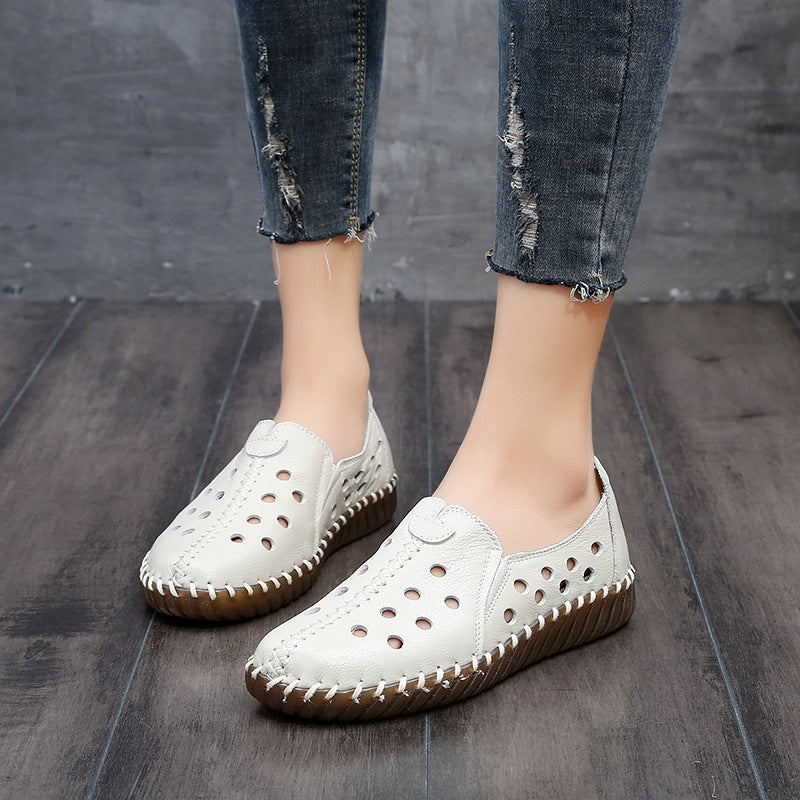 Vrouwen Imitatieleren Ballet Loafers