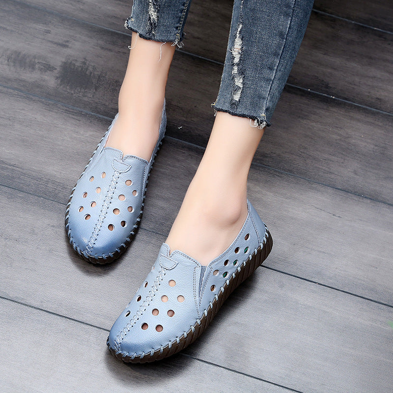 Vrouwen Imitatieleren Ballet Loafers