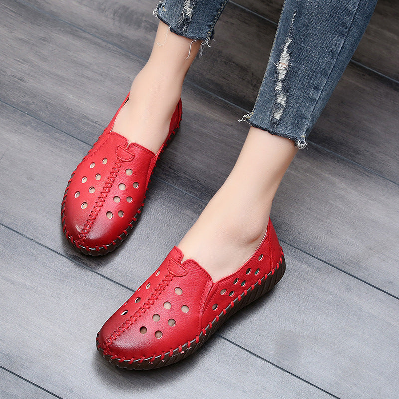 Vrouwen Imitatieleren Ballet Loafers