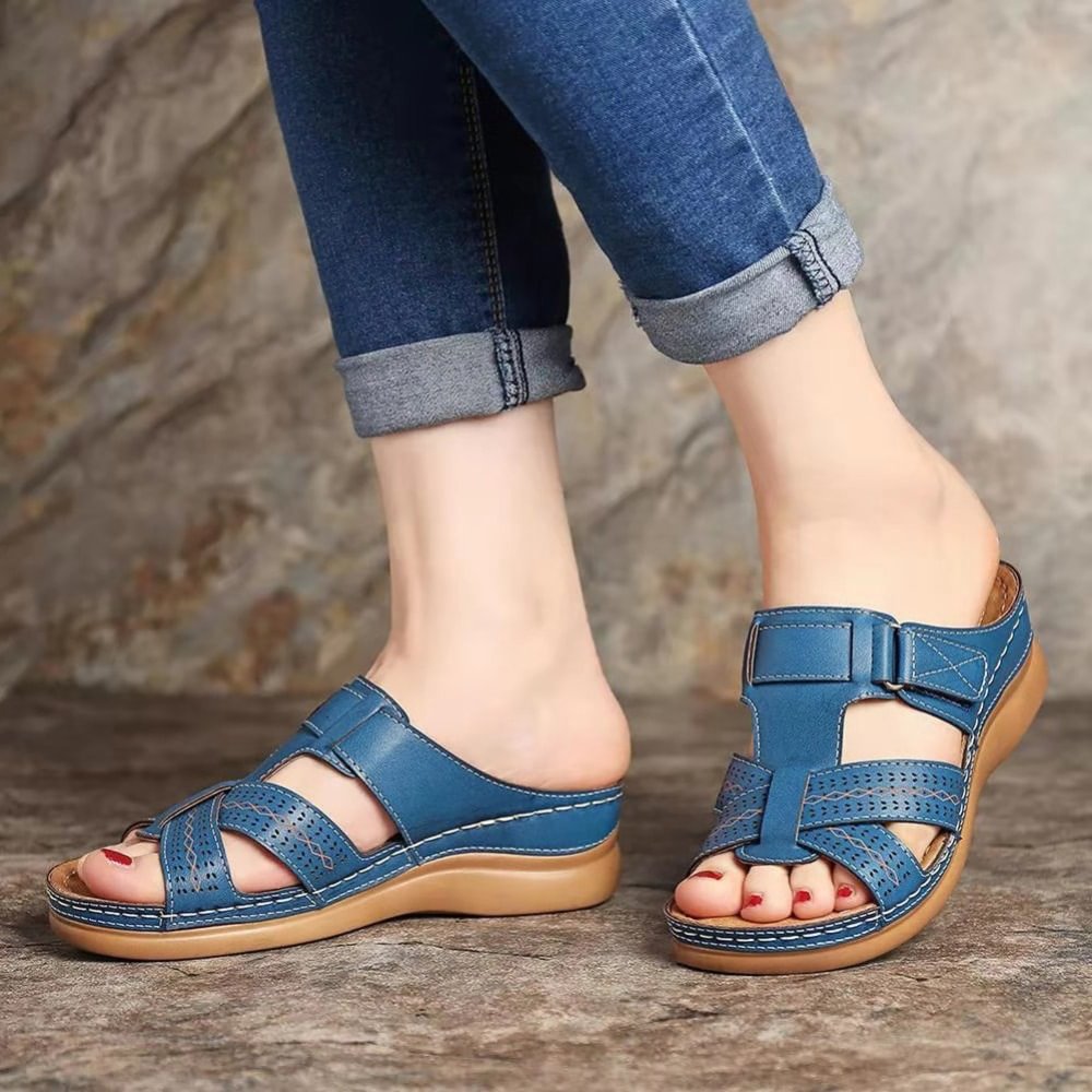 Dames Premium Leren Sandalen