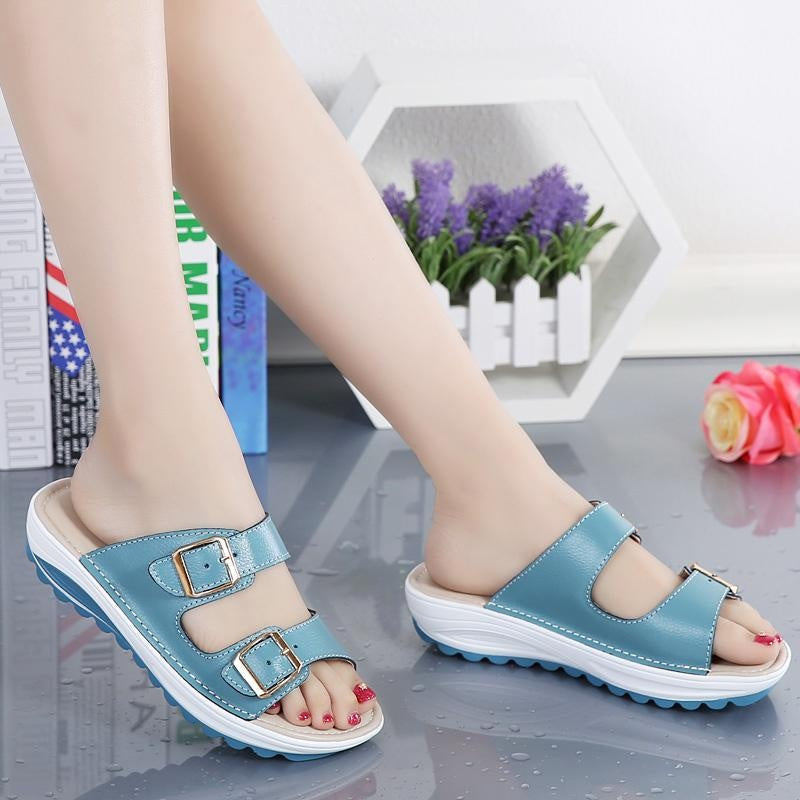 Wig Premium Orthopedische Open Teen Sandalen