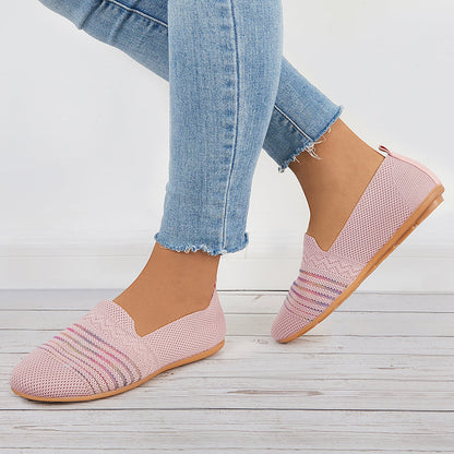 Sport Vrouwen Flats Slip Op Casual Schoenen