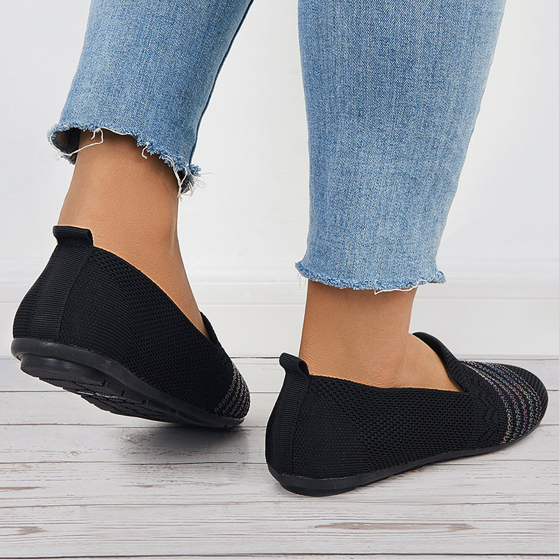 Sport Vrouwen Flats Slip Op Casual Schoenen