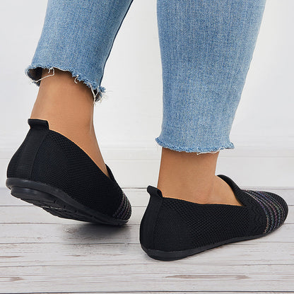 Sport Vrouwen Flats Slip Op Casual Schoenen