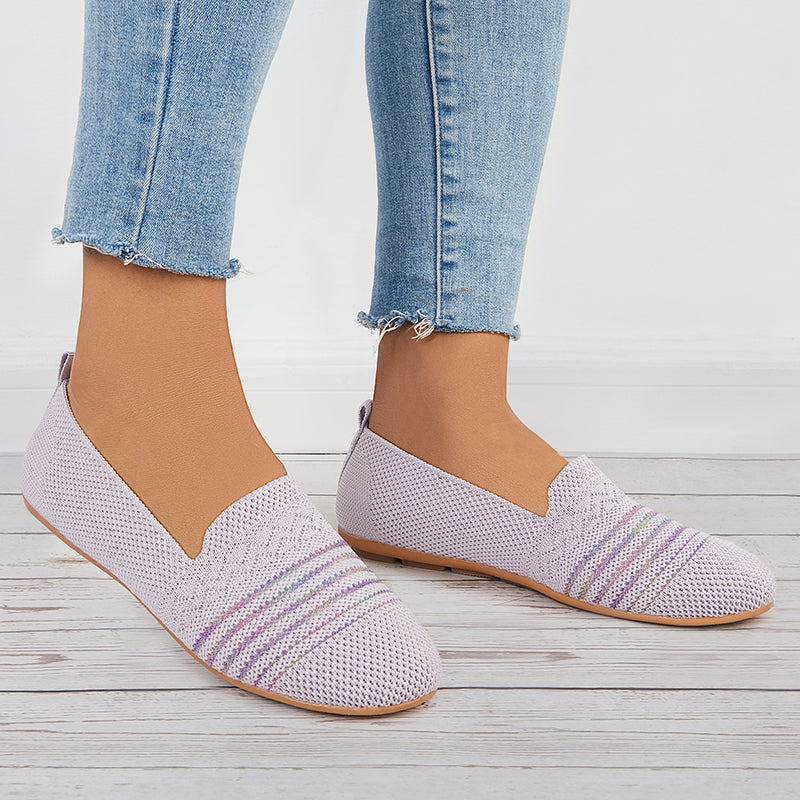 Sport Vrouwen Flats Slip Op Casual Schoenen