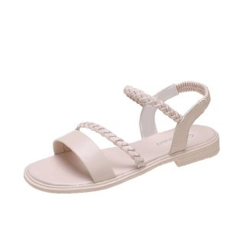 Casual sandalen met enkelgesp