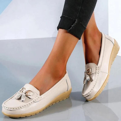 Zomer - Leren Casual Platte Loafers