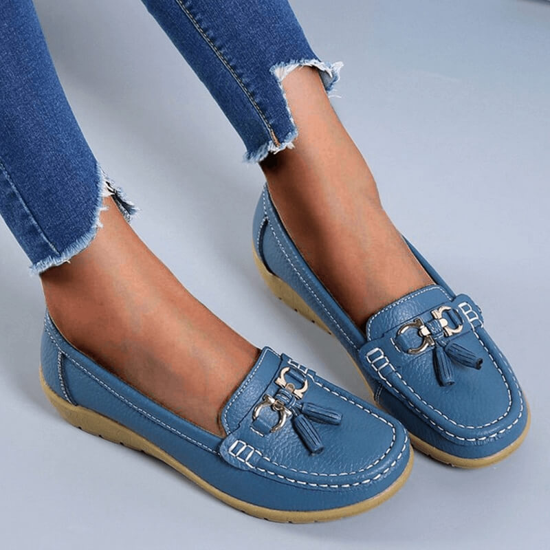 Zomer - Leren Casual Platte Loafers