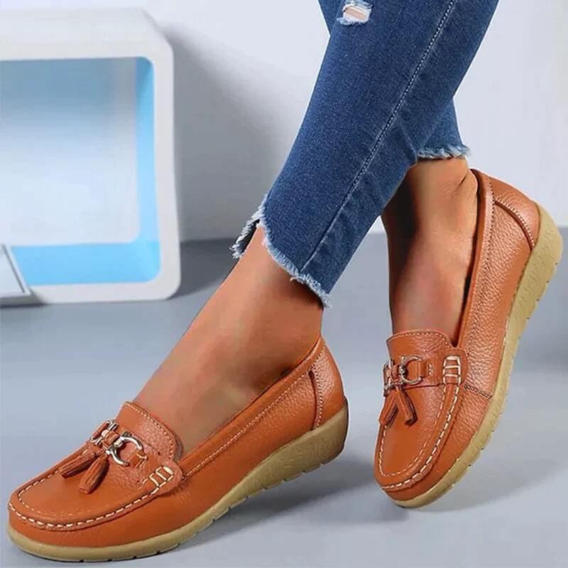 Zomer - Leren Casual Platte Loafers