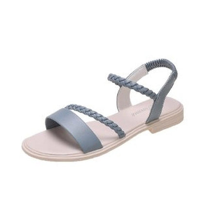 Casual sandalen met enkelgesp