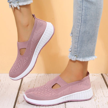 Slipvrije Slip-On Casual Platte Doek Schoenen