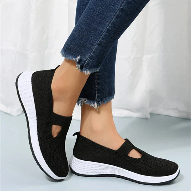 Slipvrije Slip-On Casual Platte Doek Schoenen