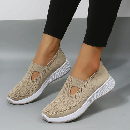 Slipvrije Slip-On Casual Platte Doek Schoenen