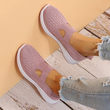 Slipvrije Slip-On Casual Platte Doek Schoenen